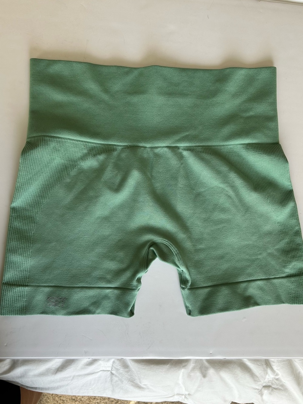 SET Active High-Waist Mint Green Athletic Shorts